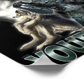 I Clogged Your Toilet Funny Alpha Wolf Meme  Poster (Hoek)