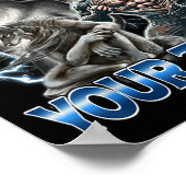 I Clogged Your Toilet Funny Alpha Wolf Meme Stud B Poster (Hoek)