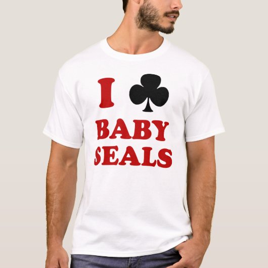 I Club Baby Seals T-Shirt (Voorkant)
