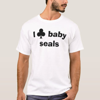 I club baby zegels t-shirt