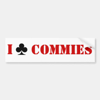 I Club Commies Bumpersticker