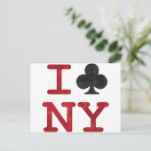 I Club NY Briefkaart (Staand voorkant)