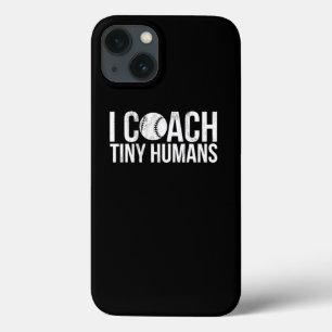 I Coach Tiny Humans Kinder Baseball Coach Case-Mate iPhone Case