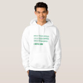 I Code schrijven Hoodie (Voorkant volledig)