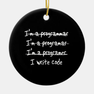 I Code schrijven Keramisch Ornament