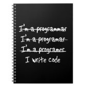 I Code schrijven Notitieboek (Voorkant)