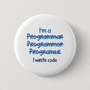I Code schrijven Ronde Button 5,7 Cm
