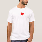 I ❤️ Coffee – Schattige & Bold Coffee Lover Merch T-shirt (Voorkant)