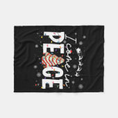 I Come In Peace Couple Matching Ugly Christmas Swe Fleece Deken (Voorkant (Horizontaal))