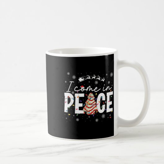I Come In Peace Couple Matching Ugly Christmas Swe Koffiemok (Rechts)