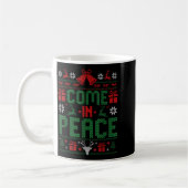 I Come In Peace Couple Matching Ugly Christmas Swe Koffiemok (Links)