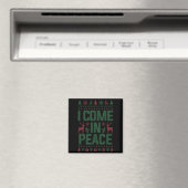 I Come In Peace Couple Matching Ugly Christmas Swe Magneet (Insitu (Vaatwasser))