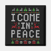 I Come In Peace Couple Matching Ugly Christmas Swe Magneet (Voorkant)