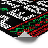 I Come In Peace Couple Matching Ugly Christmas Swe Poster (Hoek)