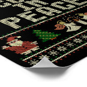 I Come In Peace Couple Matching Ugly Christmas Swe Poster (Hoek)