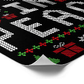 I Come In Peace Couple Matching Ugly Christmas Swe Poster (Hoek)