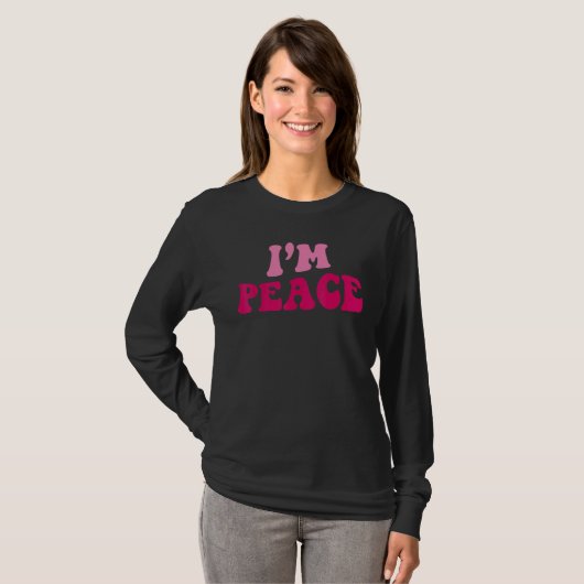 I Come In Peace I'm Peace   Matching Couples Appar T-shirt (Voorkant volledig)