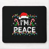 I Come In Peace I'm Peace Matching Ugly Christmas Muismat (Voorkant)