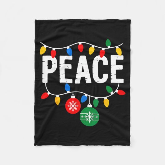 I Come In Peace Matching Family Christmas Couple Fleece Deken (Voorkant)