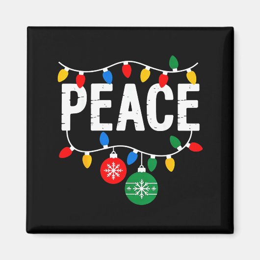 I Come In Peace Matching Family Christmas Couple  Magneet (Voorkant)