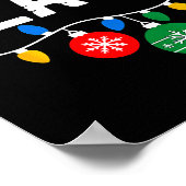 I Come In Peace Matching Family Christmas Couple  Poster (Hoek)