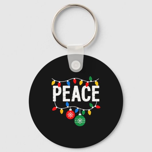 I Come In Peace Matching Family Christmas Couple  Sleutelhanger (Voorkant)
