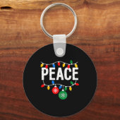 I Come In Peace Matching Family Christmas Couple  Sleutelhanger (Voorkant)