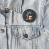 I Commit Tax Fraud Funny Cat Meme Bootleg Graphic  Ronde Button 5,7 Cm (In situ)