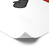 I Cook - Vrouw Chef Poster (Hoek)