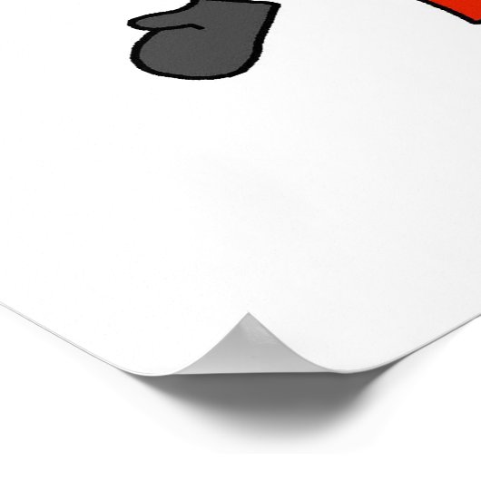 I Cook - Vrouw Chef Poster (Hoek)