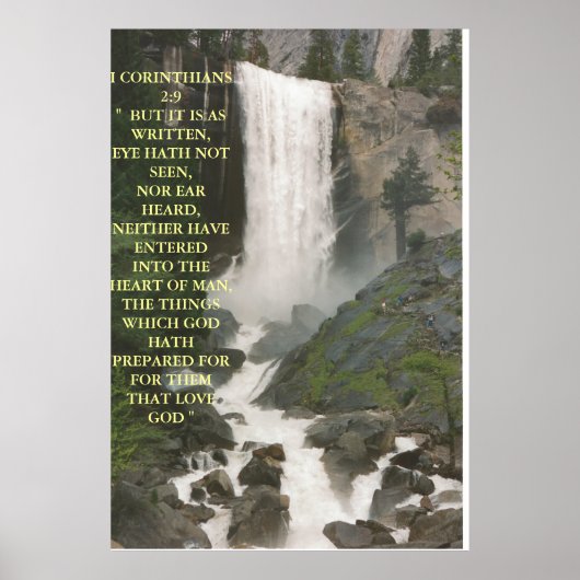 I CORINTHIANS 2:9 POSTER (Voorkant)