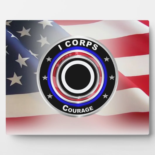 I Corps "America's Corps" Fotoplaat (Voorkant)