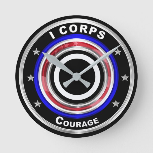 I Corps "America's Corps" Keepomwille Ronde Klok (Voorkant)