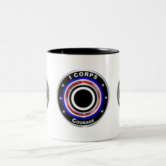 I Corps "America's Corps" koffie Mok (Center)
