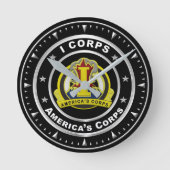 I Corps "America's Corps" Ronde Klok (Voorkant)