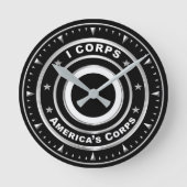 I Corps "America's Corps" Ronde Klok (Voorkant)