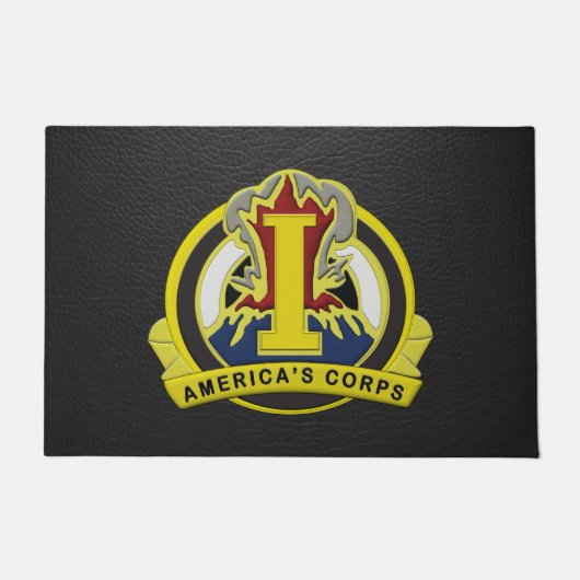 I CORPS DEURMAT (Voorkant)