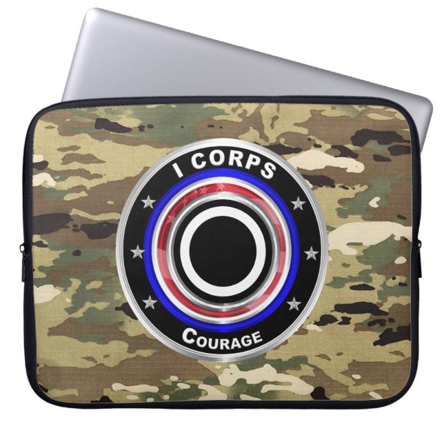 I CORPS LAPTOP SLEEVE (Voorkant)