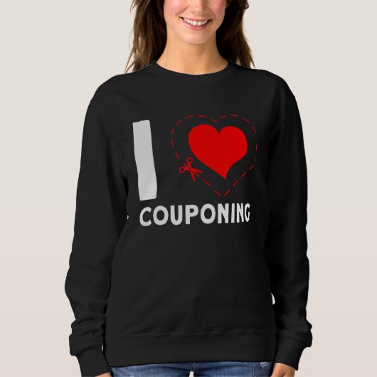 I  Couponing Couponer Discount Sale Trui (Voorkant)