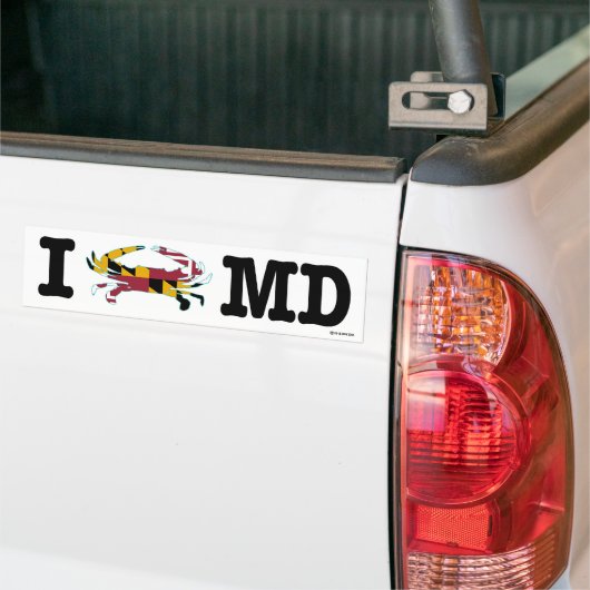 I Crab Maryland Bumpersticker (Op Truck)