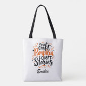 I Craft Stories Canvas tas voor schrijver Hallowee (Achterkant)