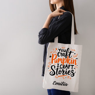 I Craft Stories Canvas tas voor schrijver Hallowee