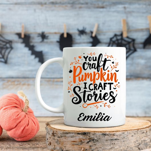 I Craft Stories Custom Halloween Mok voor schrijve