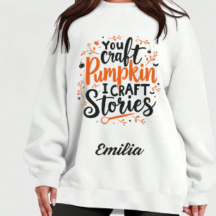 I Craft Stories Halloween Custom Shirt voor schrij