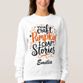 I Craft Stories Halloween Custom Shirt voor schrij (Voorkant)