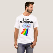 I Crap Rainbows T-shirt (Voorkant volledig)