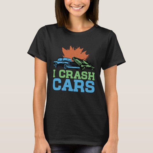 I Crash Cars T-shirt (Voorkant)