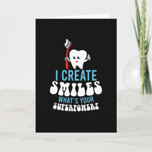 I Creëer Smile Superpower Dentist Kaart