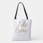 I Crew Canvas tas (Achterkant)