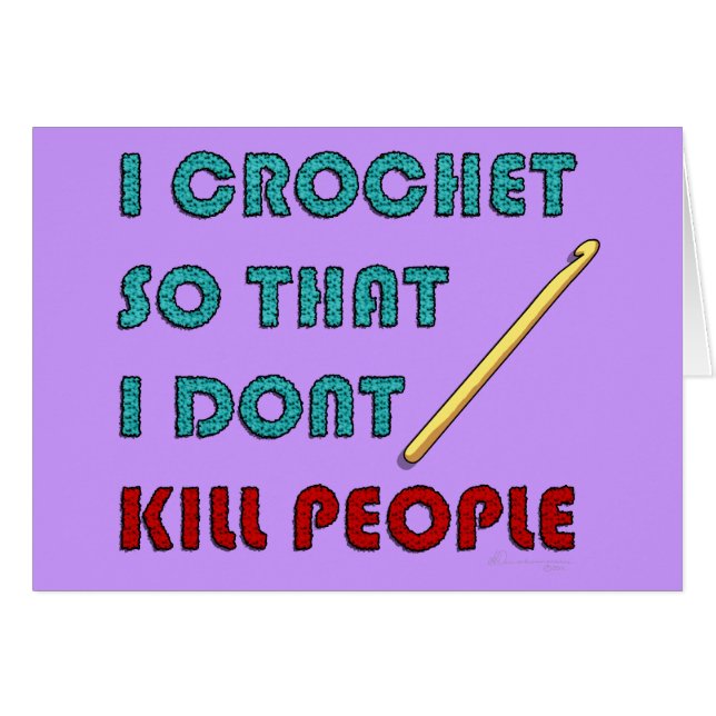 I Crochet, (Voorkant Horizontaal)